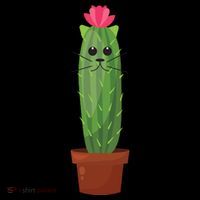 Catus: Funny Cat Cactus Women's Hoodie thumb 2