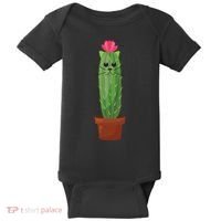 Catus: Funny Cat Cactus Baby Bodysuit thumb 0
