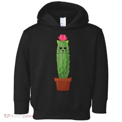 Catus: Funny Cat Cactus Toddler Hoodie