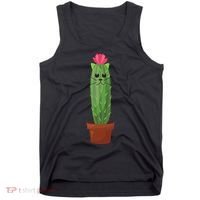 Catus: Funny Cat Cactus Tank Top thumb 0