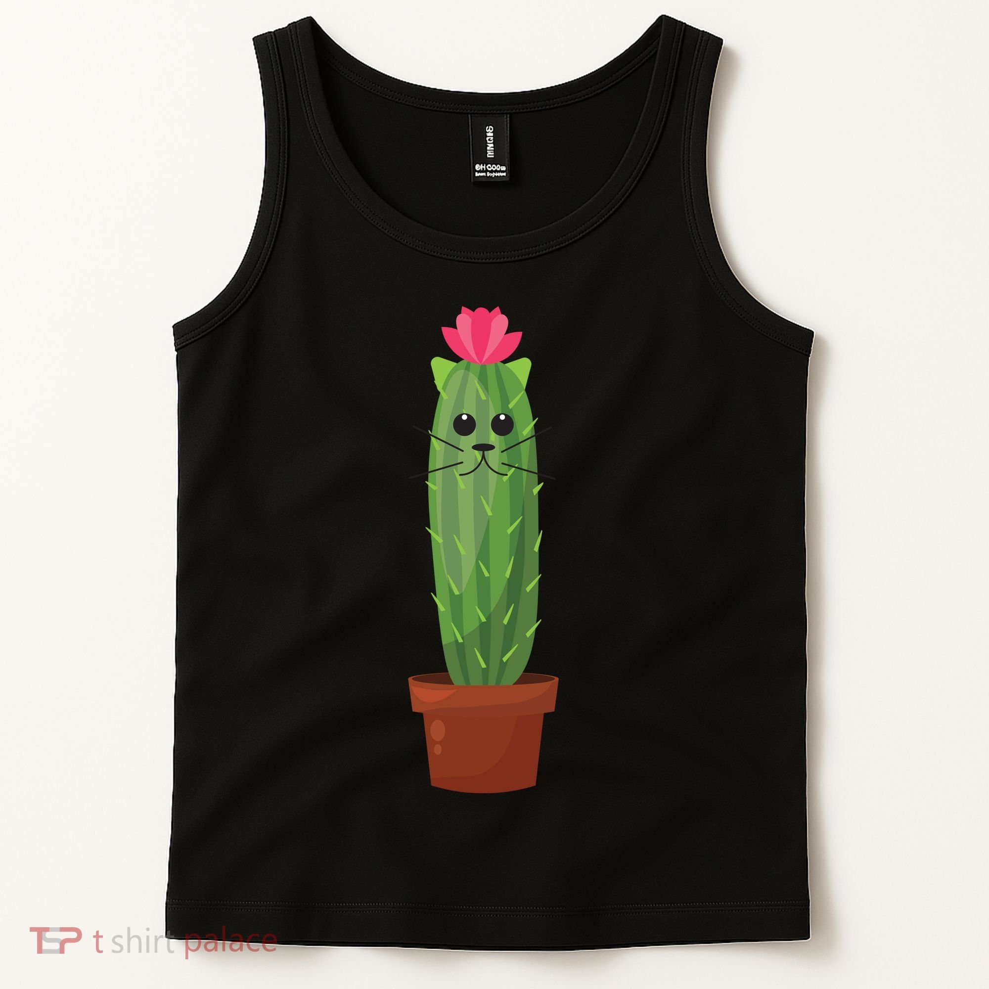 Catus: Funny Cat Cactus Tank Top
