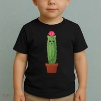 Catus: Funny Cat Cactus Toddler T-Shirt thumb 2