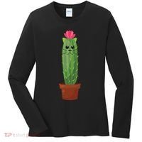 Catus: Funny Cat Cactus Women's Long Sleeve Shirt thumb 0