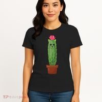 Catus: Funny Cat Cactus Women's T-Shirt thumb 4