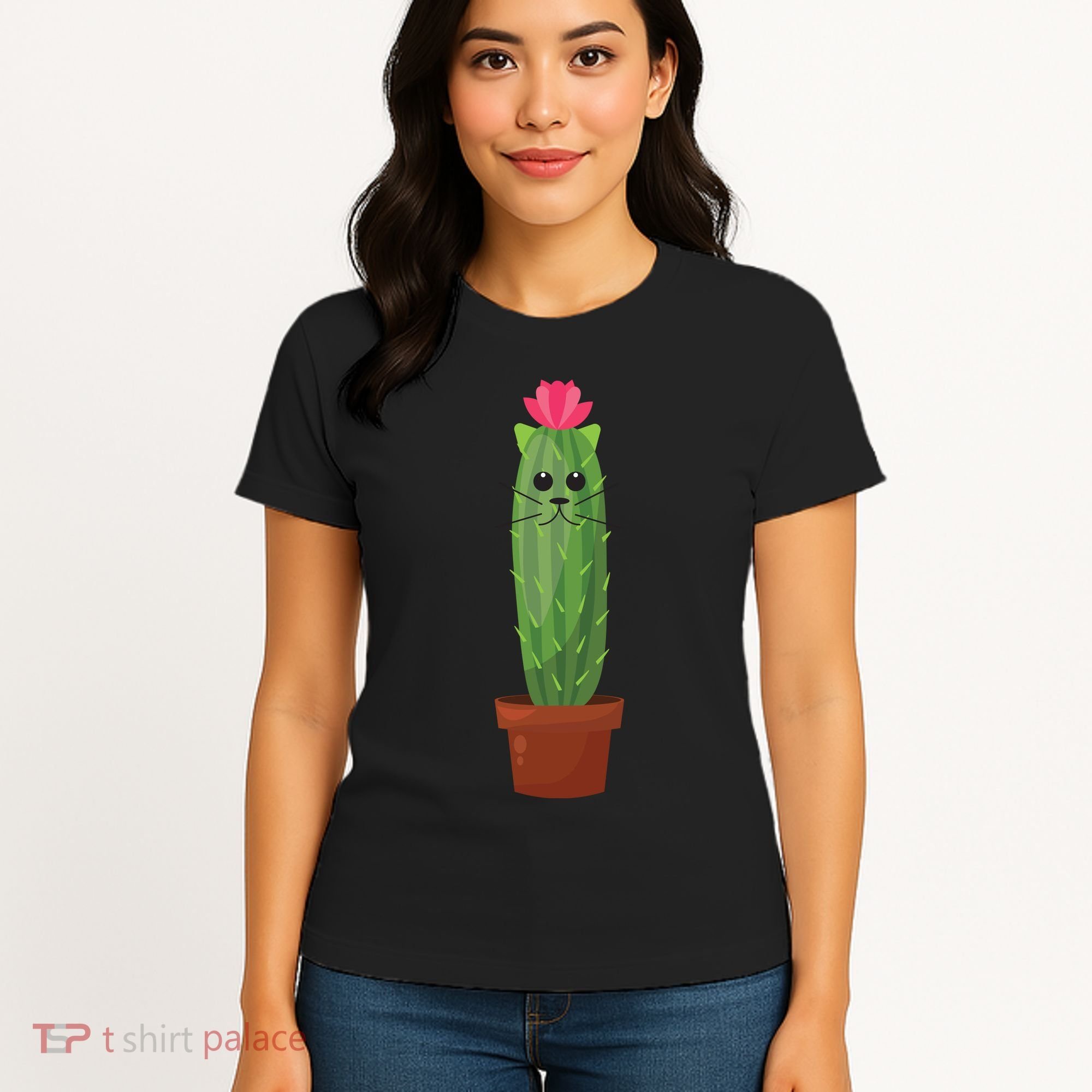 Catus: Funny Cat Cactus Women's T-Shirt
