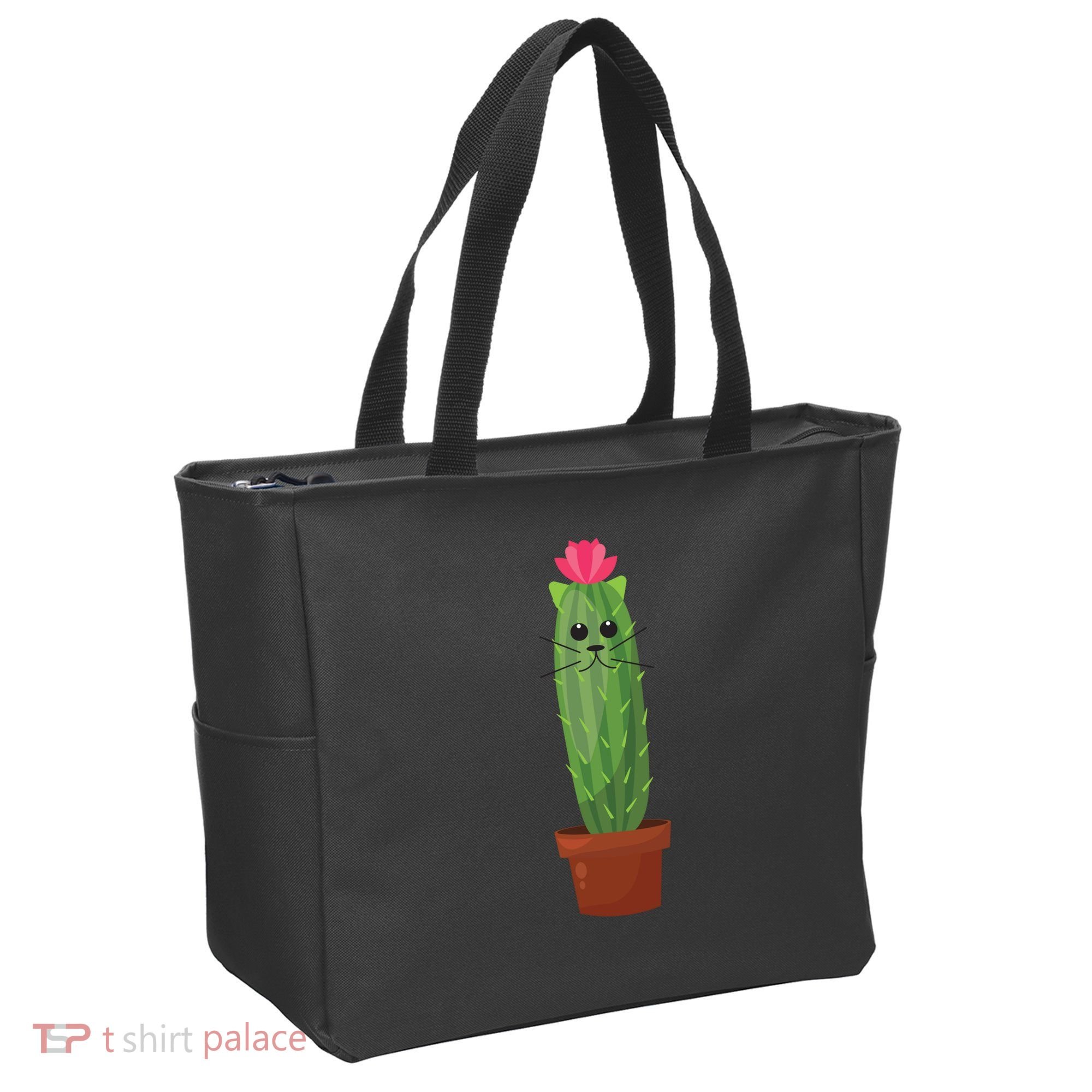 Catus: Funny Cat Cactus Tote Bag