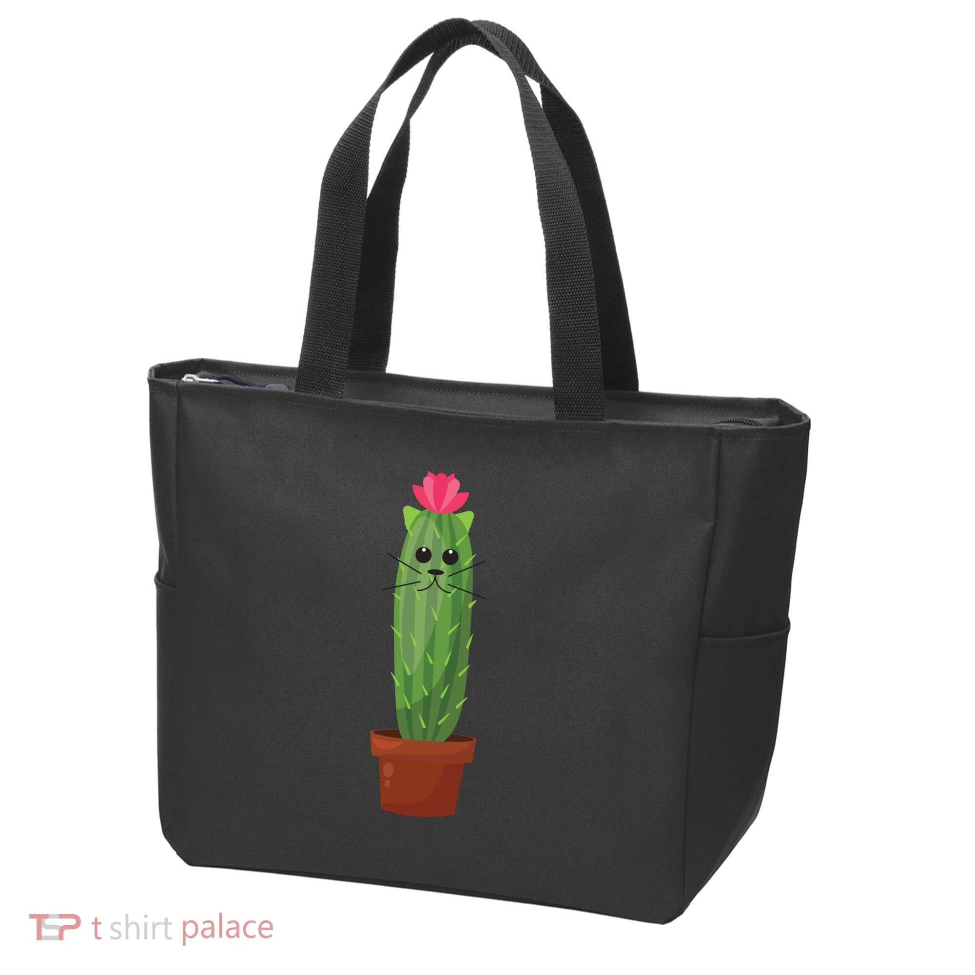 Catus: Funny Cat Cactus Tote Bag