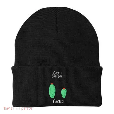 Cacti Cact-You Equals Cactus Beanie