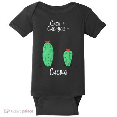 Cacti Cact-You Equals Cactus Baby Bodysuit
