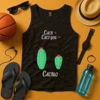 Cacti Cact-You Equals Cactus Tank Top thumb 4