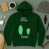 Cacti Cact-You Equals Cactus Hoodie thumb 3