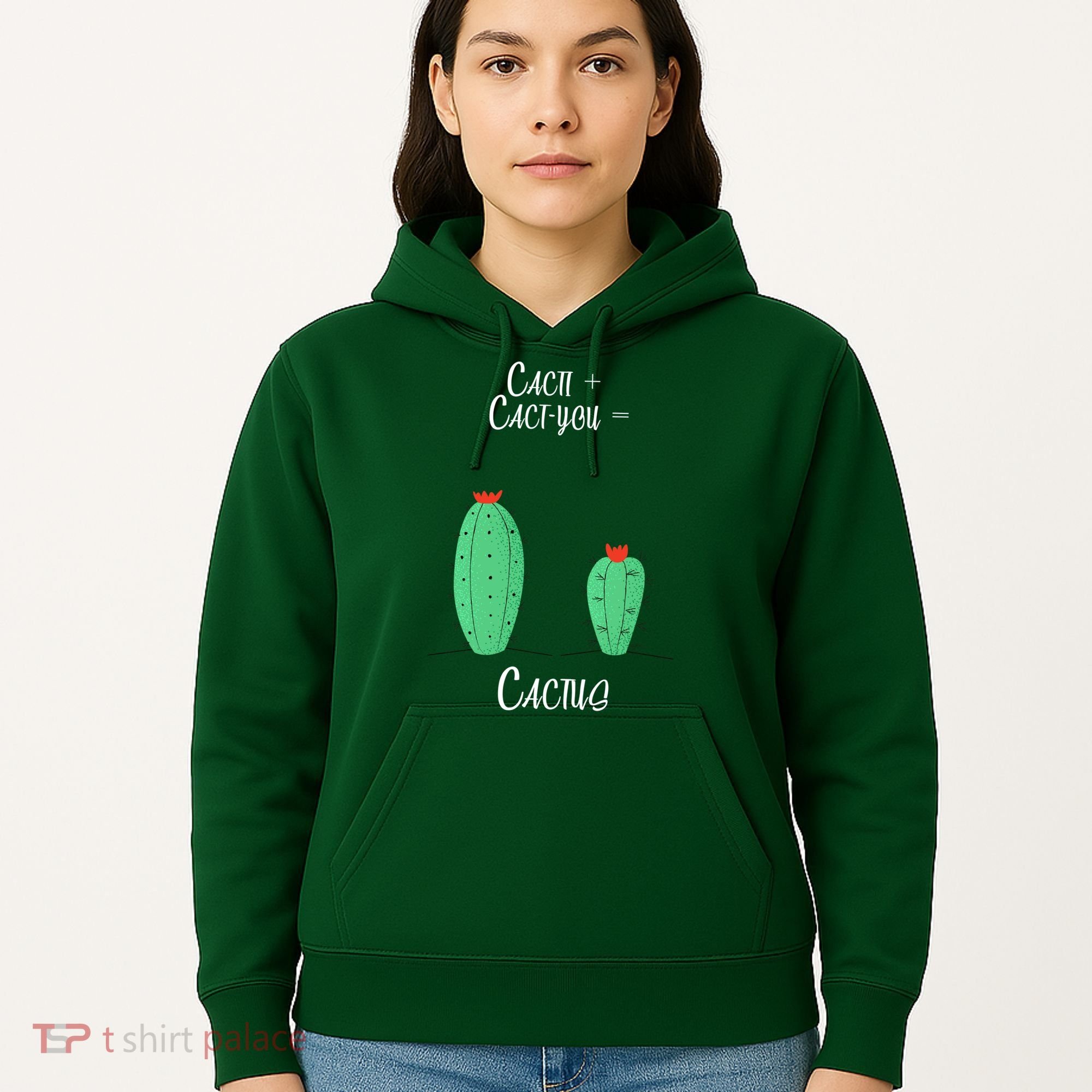 Cacti Cact-You Equals Cactus Hoodie