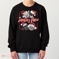 Cats And Dogs Santa's Love Women's Sweatshirt thumb 0