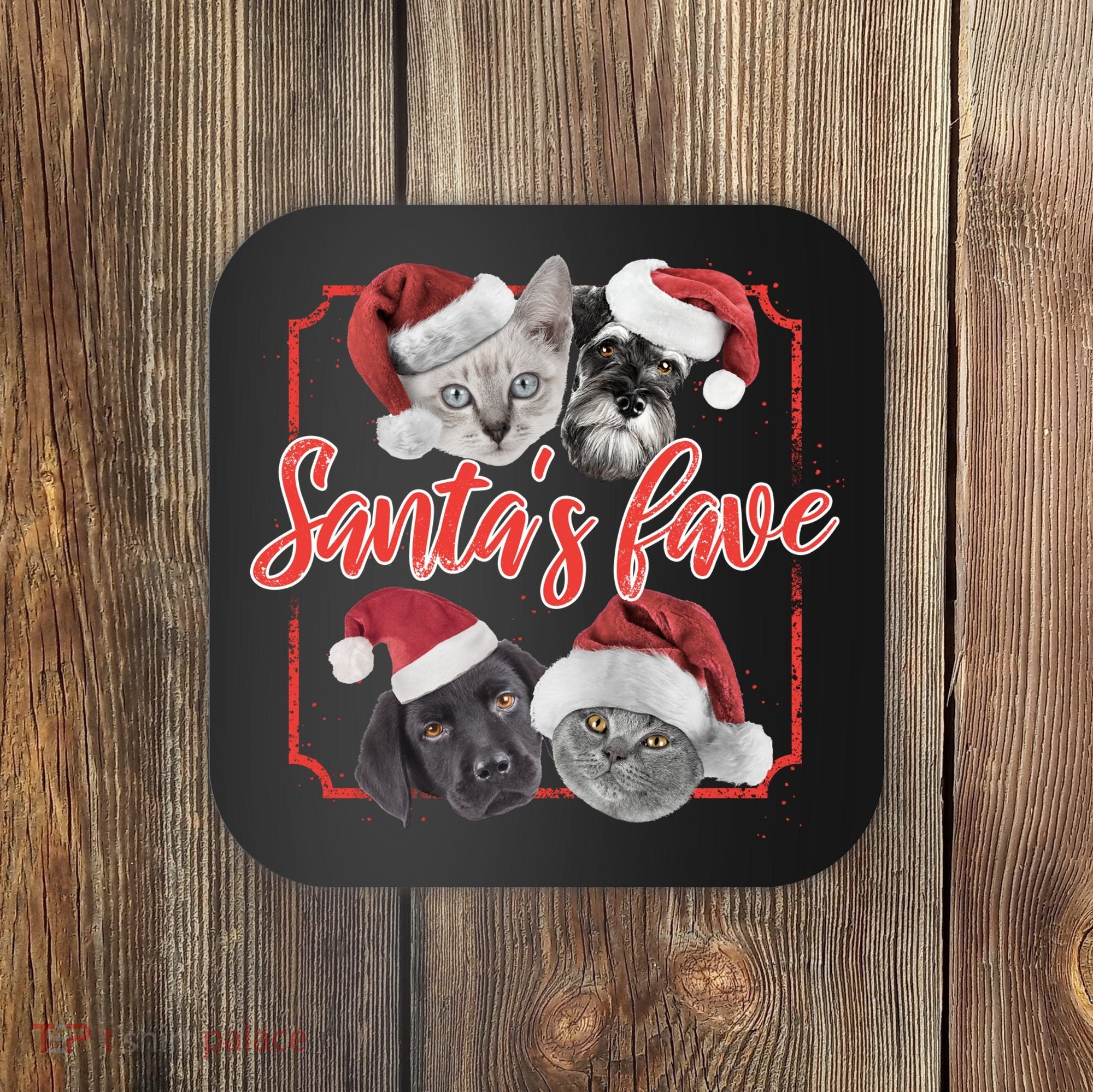 Cats And Dogs Santa's Love Coaster