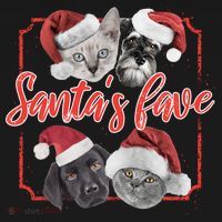 Cats And Dogs Santa's Love Mousepad thumb 1