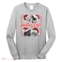 Cats And Dogs Santa's Love Long Sleeve Shirt thumb 0