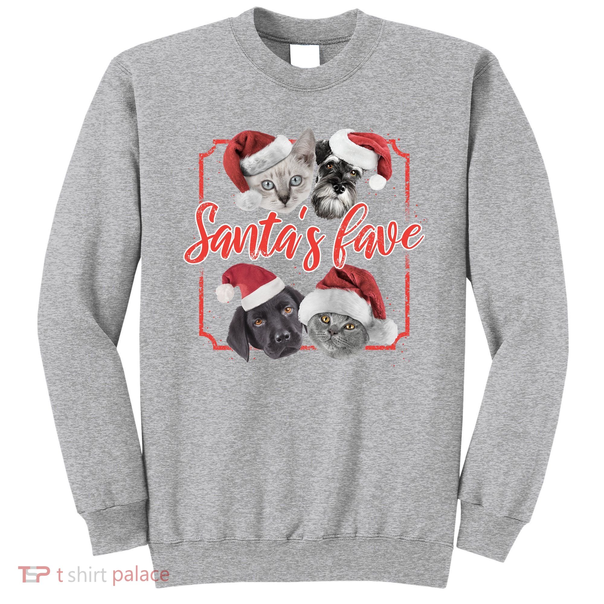 Cats And Dogs Santa's Love Sweatshirt