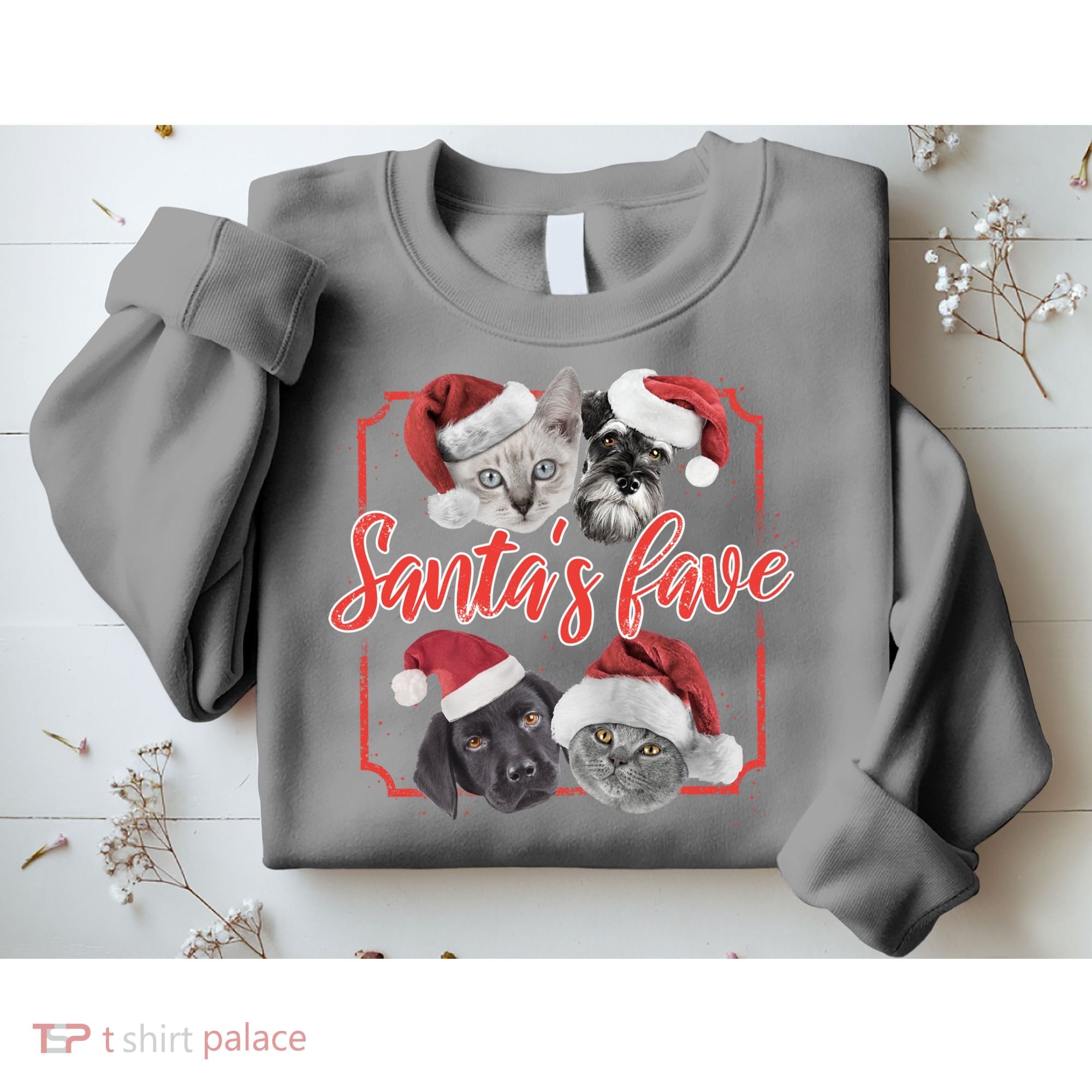 Cats And Dogs Santa's Love Sweatshirt