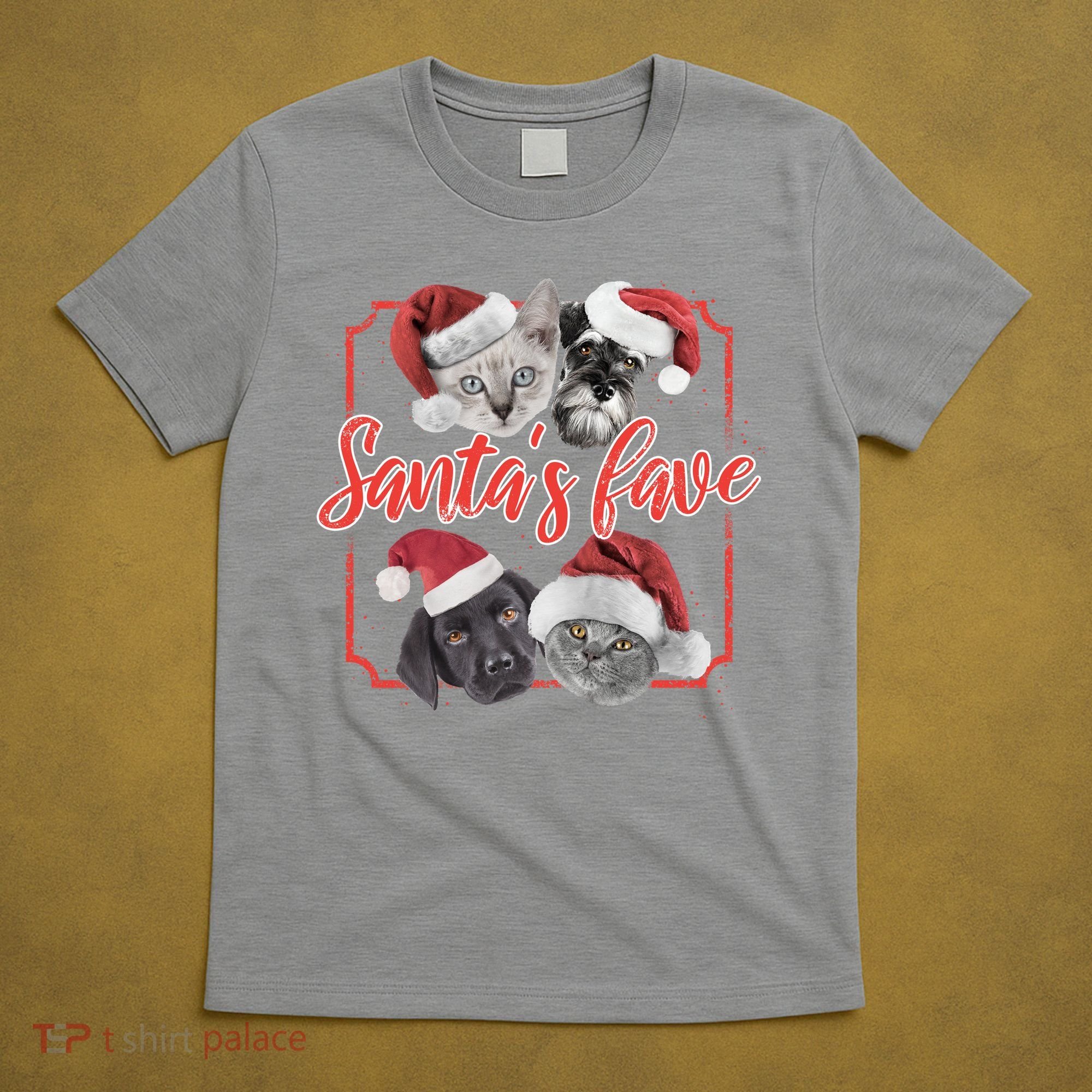 Cats And Dogs Santa's Love T-Shirt