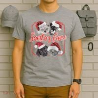 Cats And Dogs Santa's Love T-Shirt thumb 6