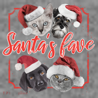 Cats And Dogs Santa's Love Women's Tank Top thumb 5