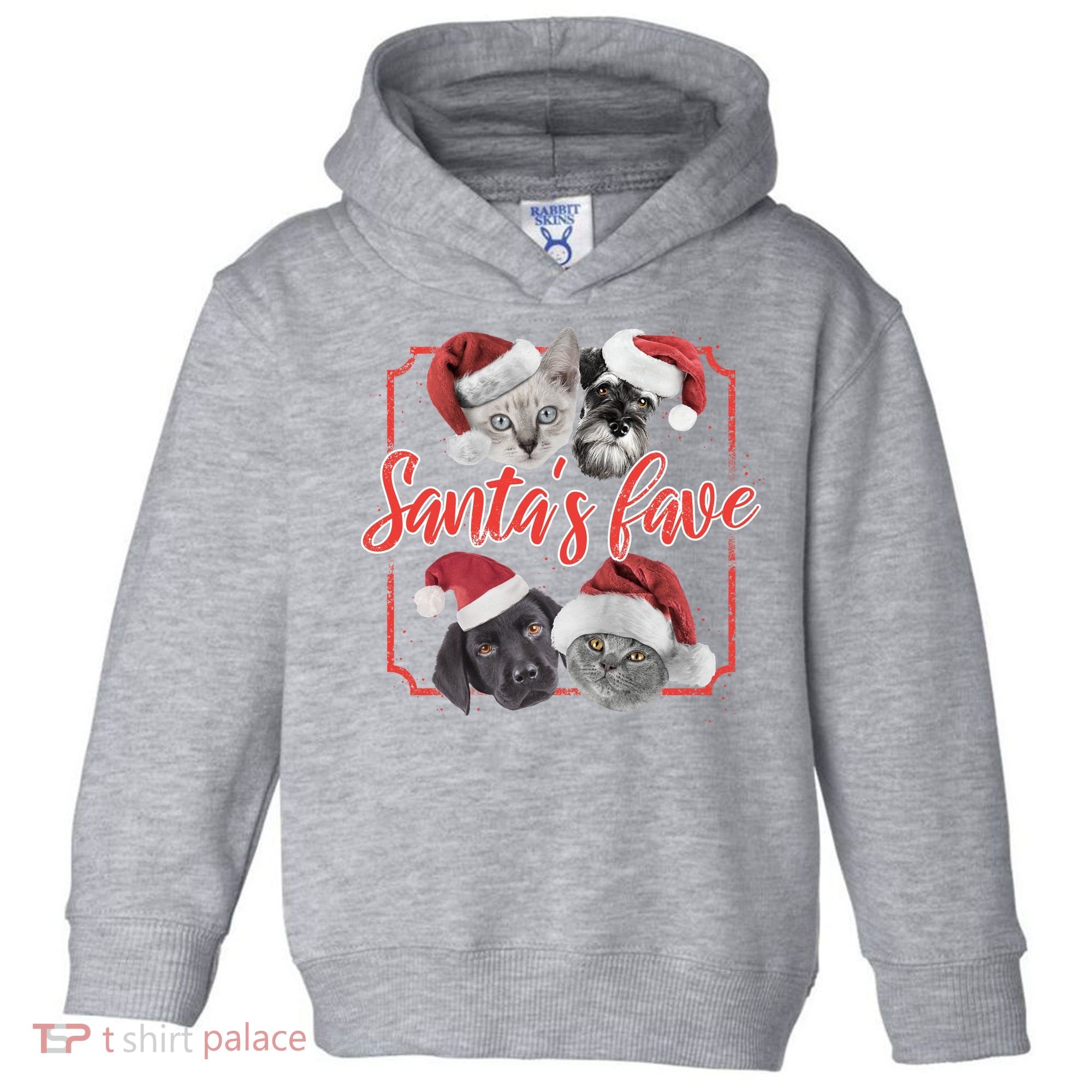 Cats And Dogs Santa's Love Toddler Hoodie