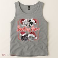 Cats And Dogs Santa's Love Tank Top thumb 2