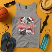 Cats And Dogs Santa's Love Tank Top thumb 4