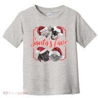 Cats And Dogs Santa's Love Toddler T-Shirt thumb 0