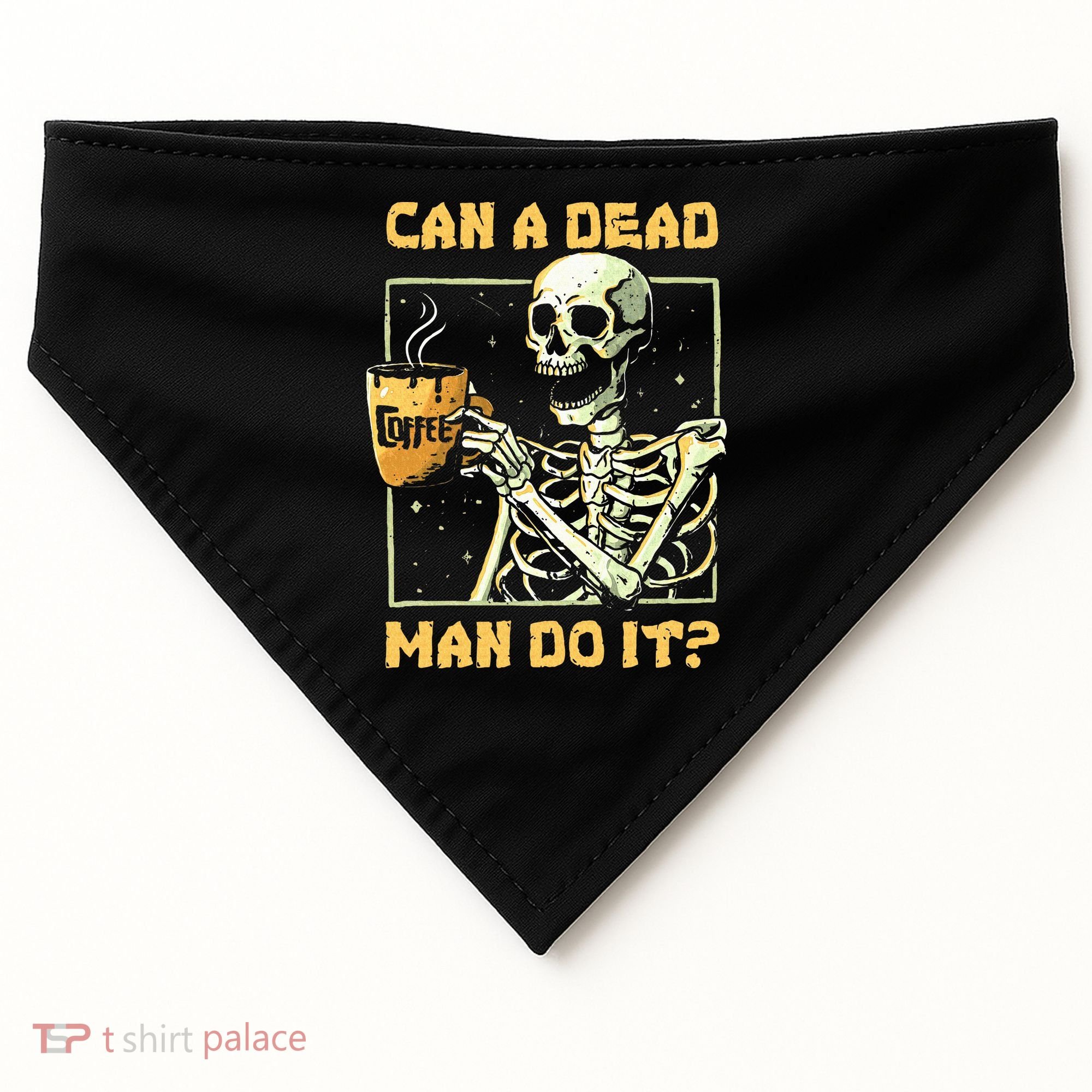 Can A Dead Man Do It Funny Halloween ABA Behavior Analysis USA-Made Doggie Bandana