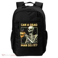 Can A Dead Man Do It Funny Halloween ABA Behavior Analysis Backpack thumb 0