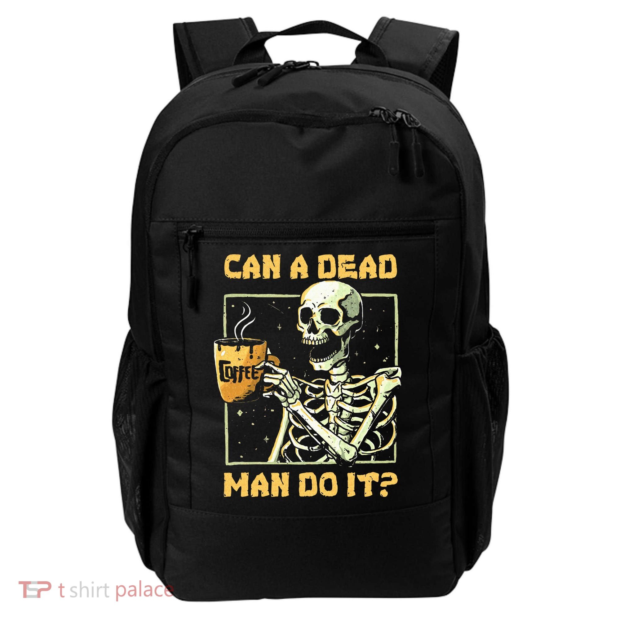 Can A Dead Man Do It Funny Halloween ABA Behavior Analysis Backpack