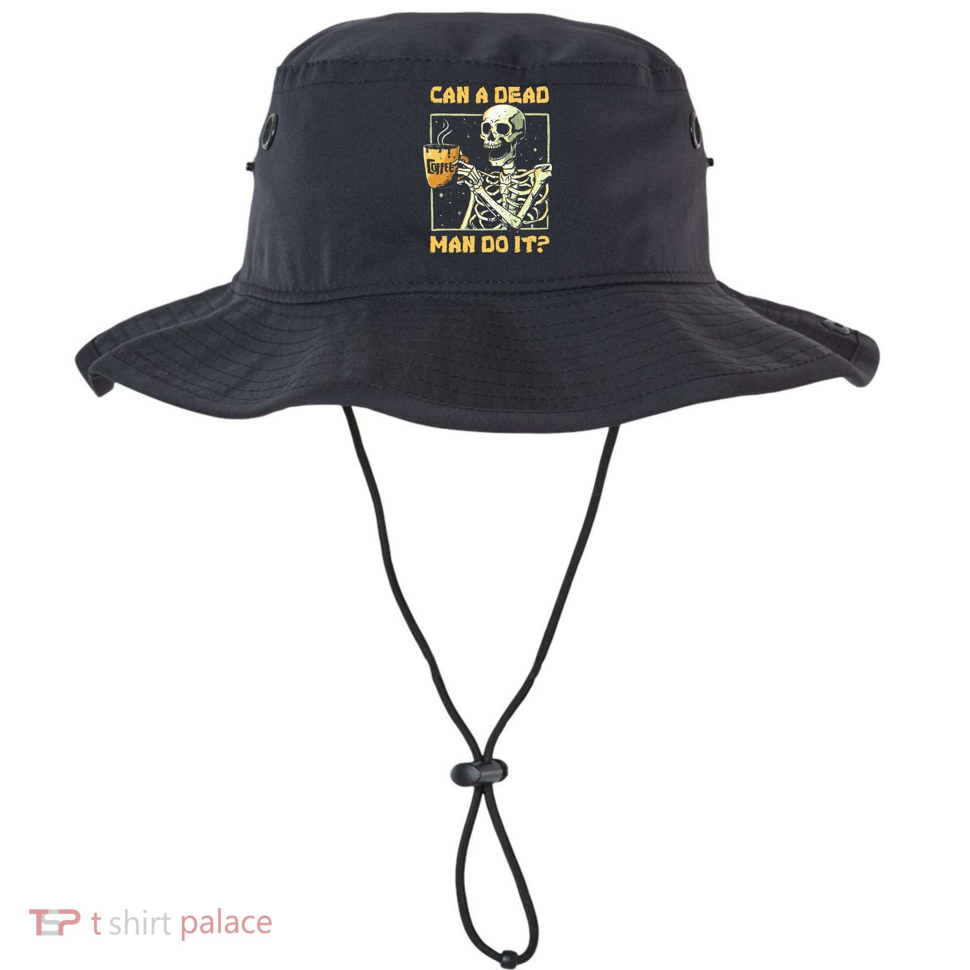 Can A Dead Man Do It Funny Halloween ABA Behavior Analysis Bucket Hat