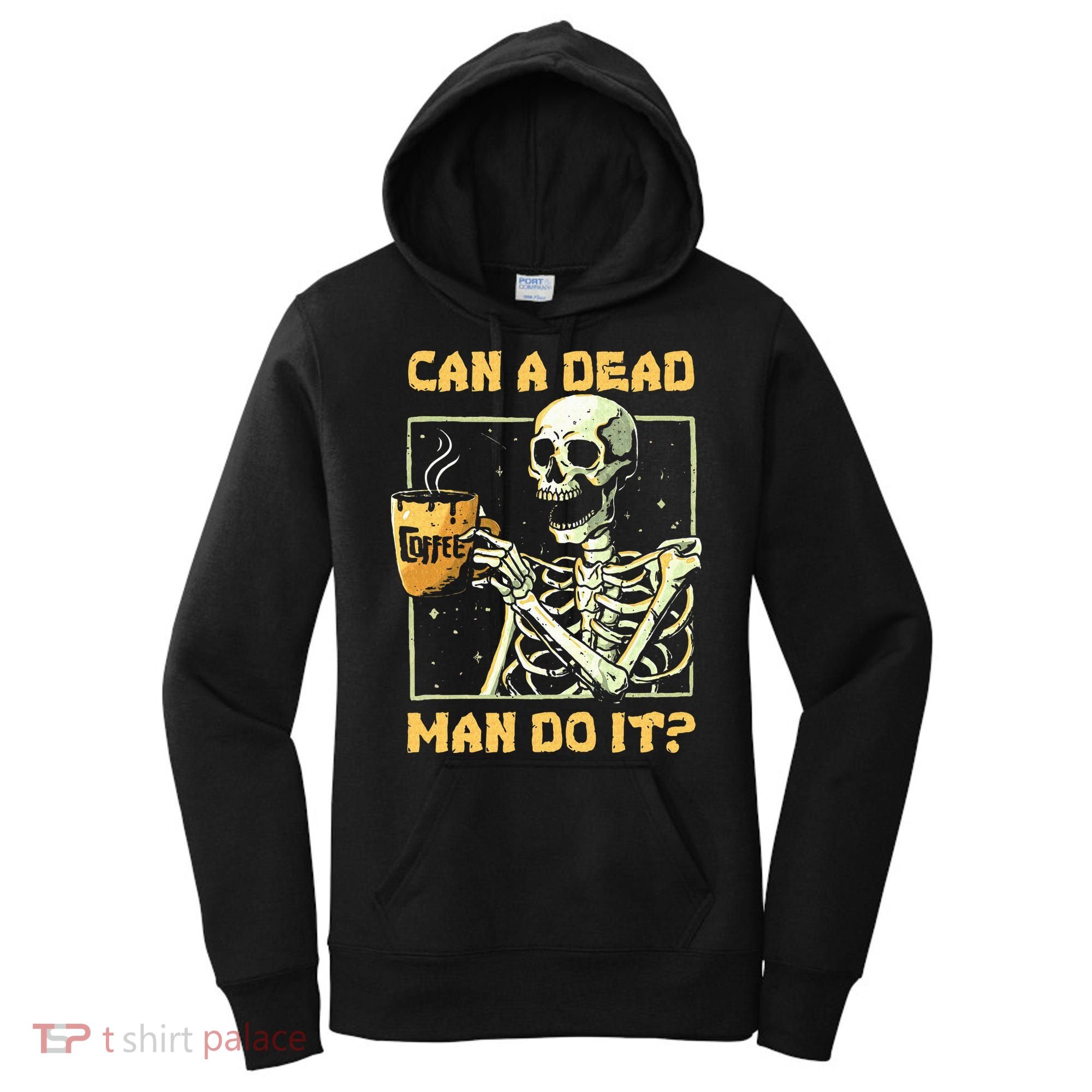 Can A Dead Man Do It Funny Halloween ABA Behavior Analysis Women's Hoodie