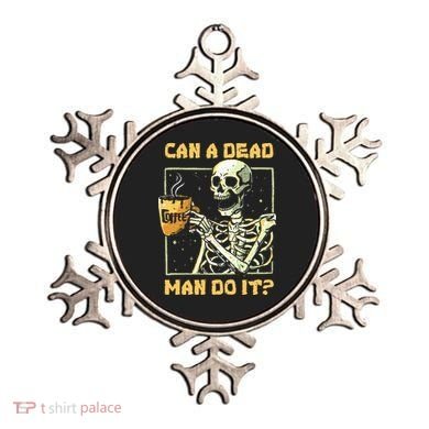 Can A Dead Man Do It Funny Halloween ABA Behavior Analysis Ornament