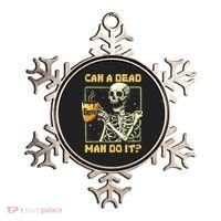 Can A Dead Man Do It Funny Halloween ABA Behavior Analysis Ornament thumb 0