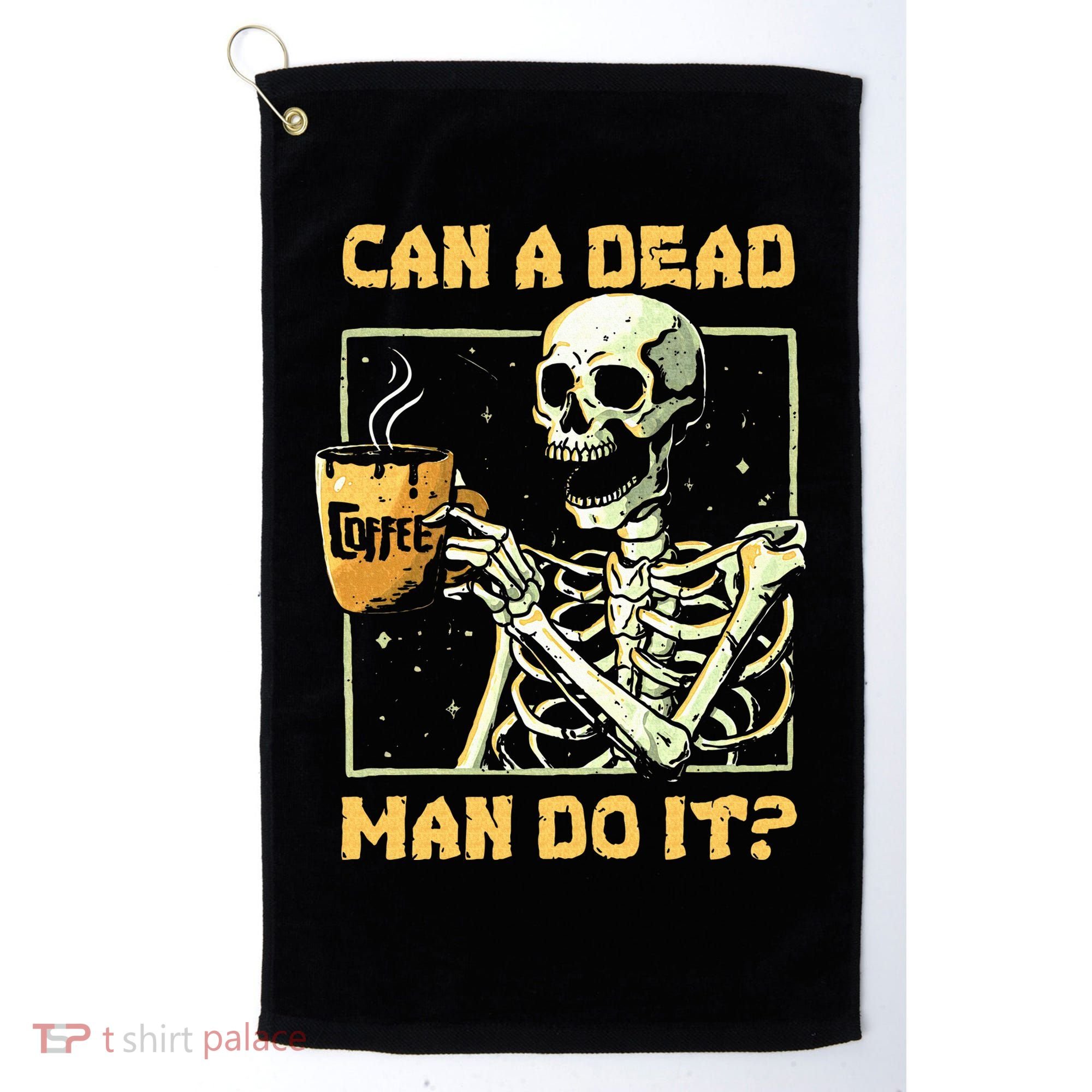 Can A Dead Man Do It Funny Halloween ABA Behavior Analysis Golf Towel