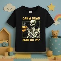 Can A Dead Man Do It Funny Halloween ABA Behavior Analysis Toddler T-Shirt thumb 3
