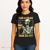 Can A Dead Man Do It Funny Halloween ABA Behavior Analysis Women's T-Shirt thumb 4
