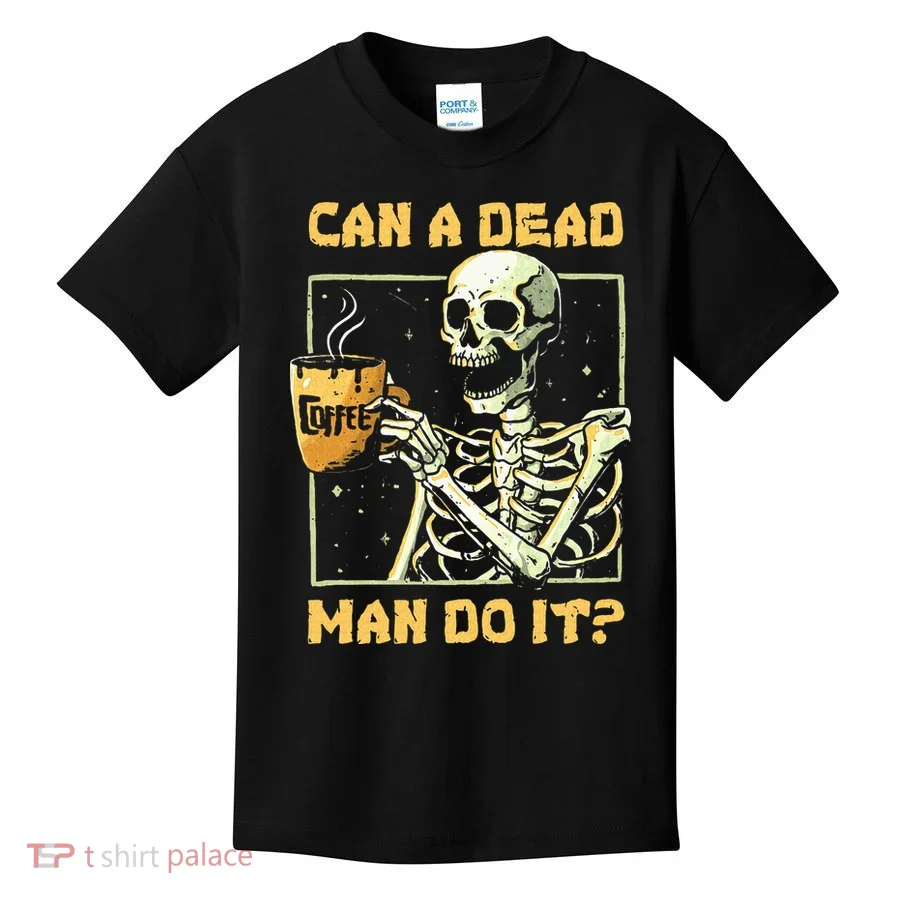 Can A Dead Man Do It Funny Halloween ABA Behavior Analysis Kids T-Shirt