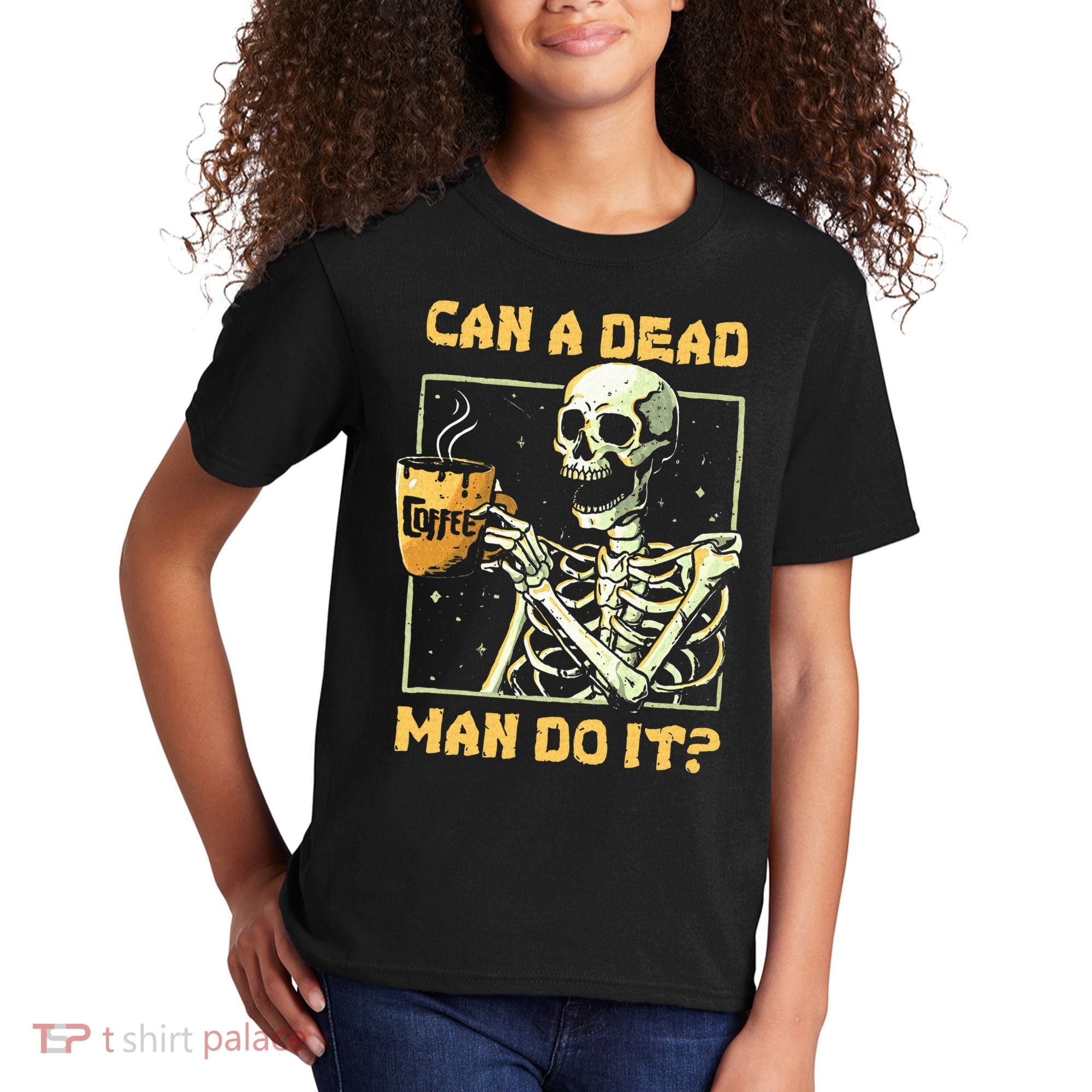 Can A Dead Man Do It Funny Halloween ABA Behavior Analysis Kids T-Shirt