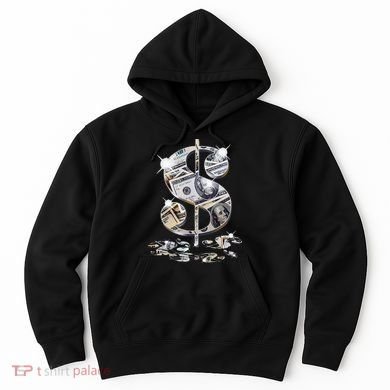 Cool As Dollar Bill Dollar Sign $$ Gift Hoodie