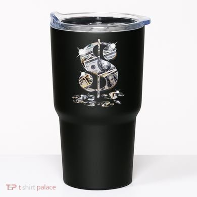 Cool As Dollar Bill Dollar Sign $$ Gift Tumbler