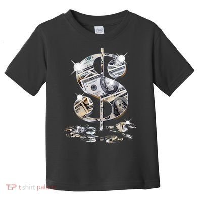 Cool As Dollar Bill Dollar Sign $$ Gift Toddler T-Shirt