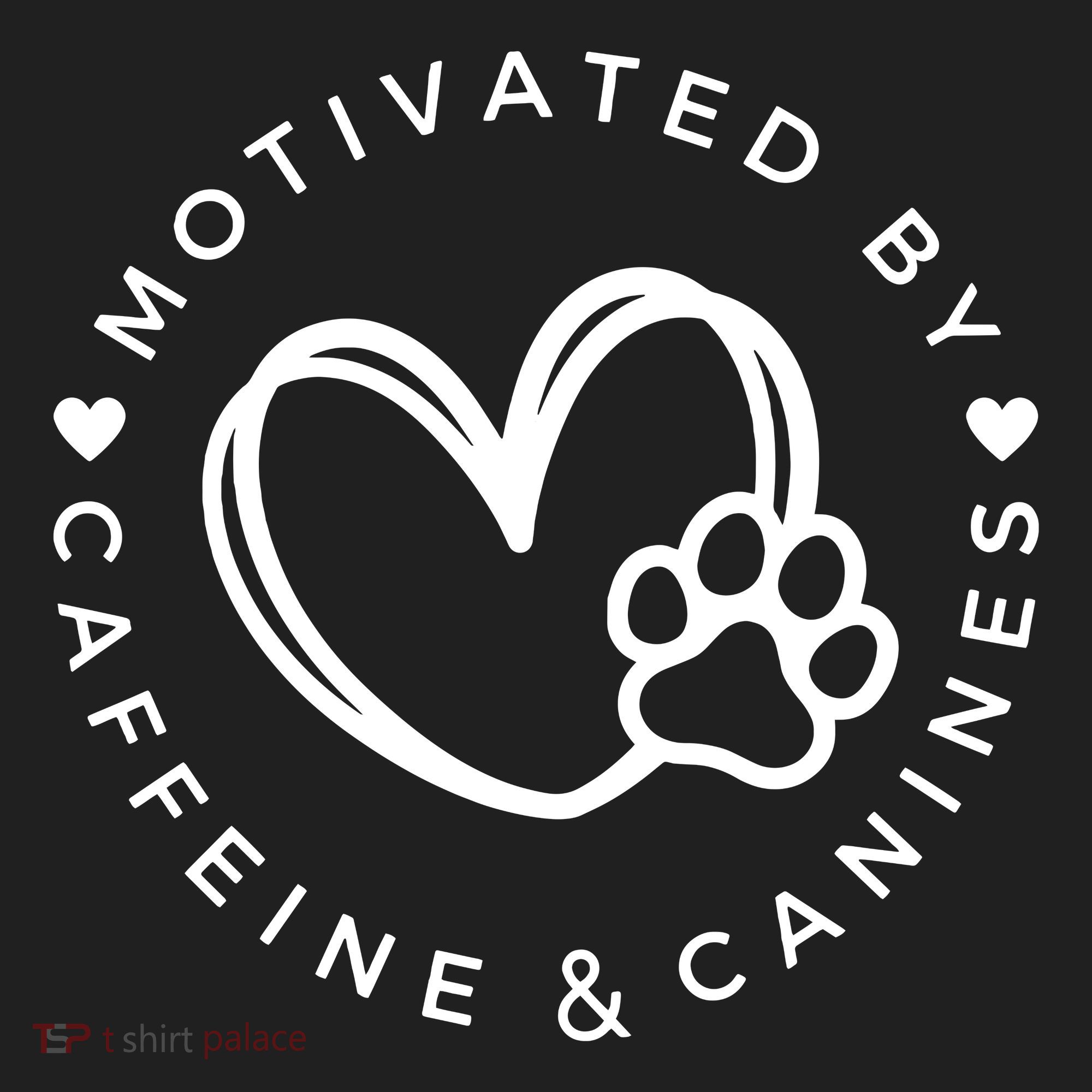 Coffee And Dog Lover Gift Motivated By Canines And Caffeine Beanie