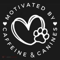 Coffee And Dog Lover Gift Motivated By Canines And Caffeine Women's Hoodie thumb 2