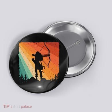 Cute Archery Design Archer Archery Lovers Button