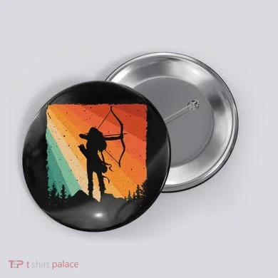 Cute Archery Design Archer Archery Lovers Button
