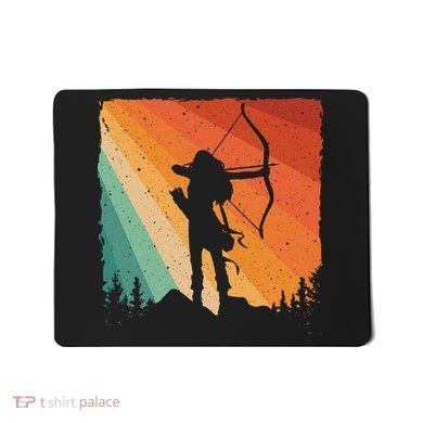 Cute Archery Design Archer Archery Lovers Mousepad