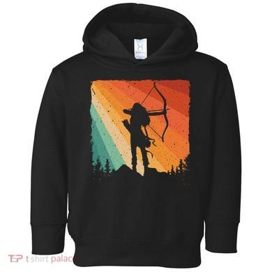 Cute Archery Design Archer Archery Lovers Toddler Hoodie